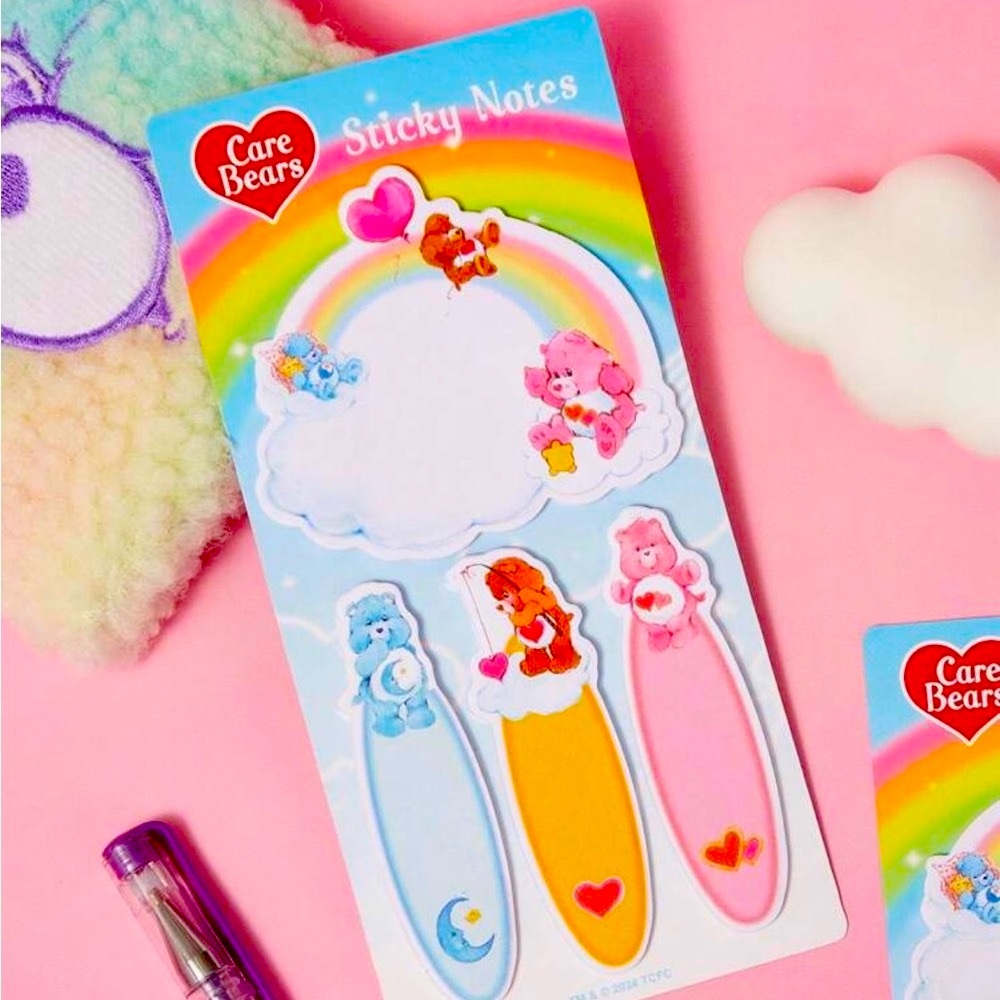 Care Bears Sticky Notes 4 Piece Set